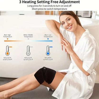 USB Heated Knee Pad – Portable Heating Brace for Arthritis & Joint Relief