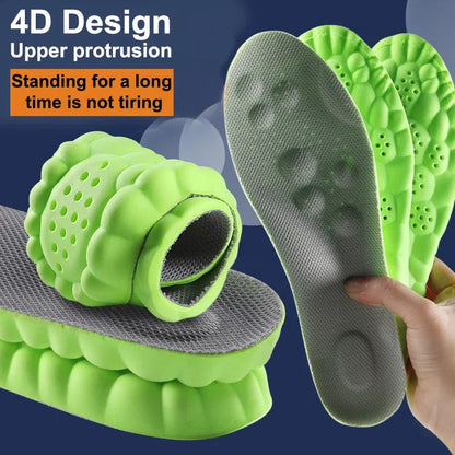 High Elasticity Latex Sport Insoles – Arch Support, Shock Absorption & Breathable Cushion - iHeimly