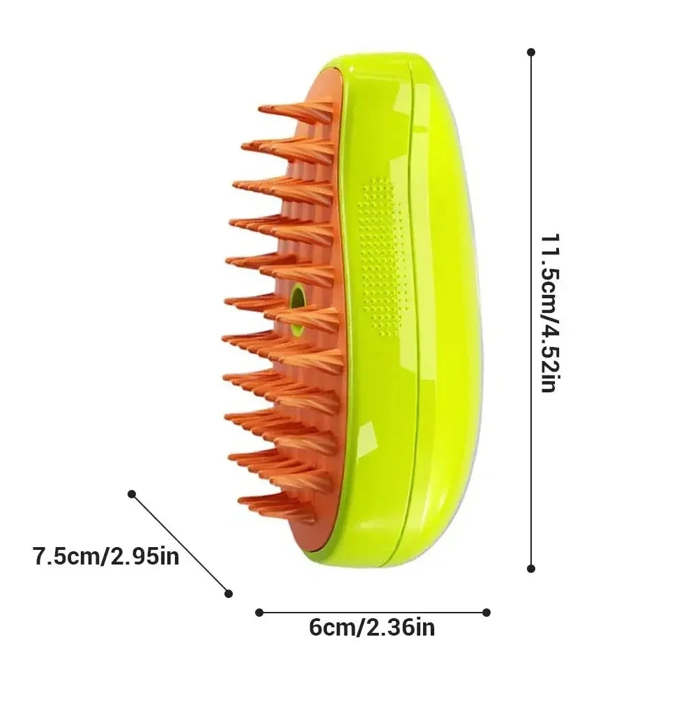 3-in-1 Electric Pet Grooming Comb – USB Charging, Hair Removal & Massage