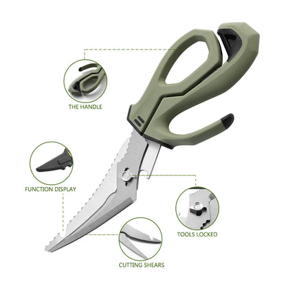 Premium Kitchen Scissors – Heavy Duty Stainless Steel