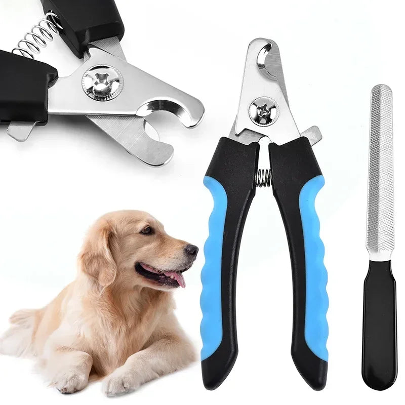 Professional Pet Cat Dog Nail Clipper – Stainless Steel Grooming Scissors for Claws