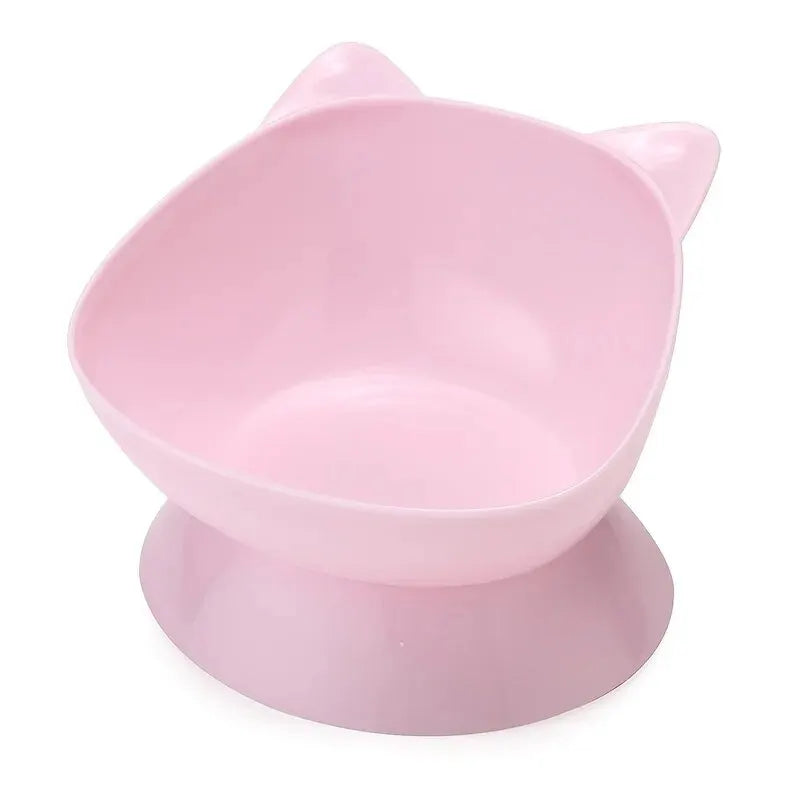 Elevated Food Bowl for Pets – Anti-Tipping, Easy to Clean, Plastic Design