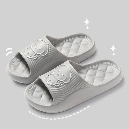 Cute Couple Slippers – Non-slip Indoor EVA Sandals