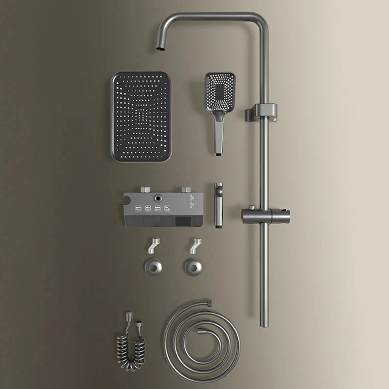 LED Shower Set – Adjustable Rain Shower with Digital Display