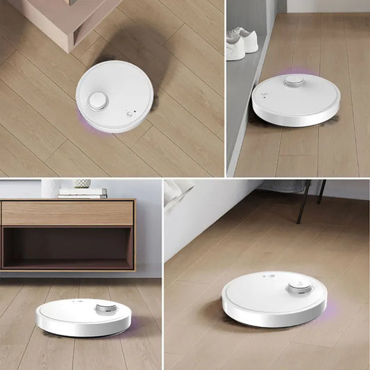 3-in-1 Ultra-Thin Robot Vacuum – Wet & Dry Smart Cleaner