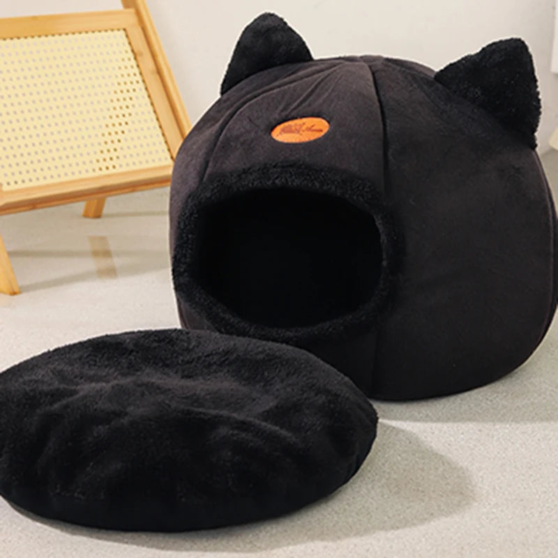 Warm Multi-Shaped Pet Nest – Portable & Easy-to-Clean Cat Bed - iHeimly