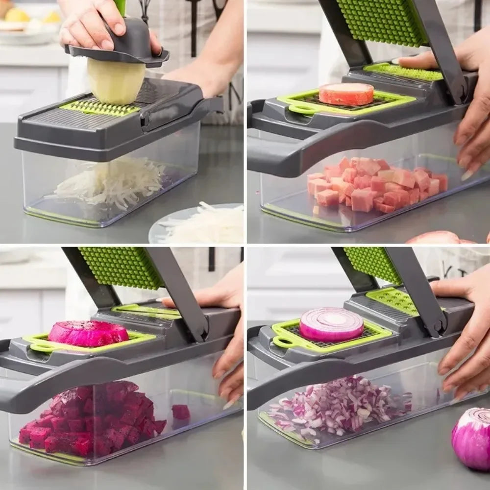 Multifunctional Vegetable Chopper – Onion Slicer & Dicer for Kitchen