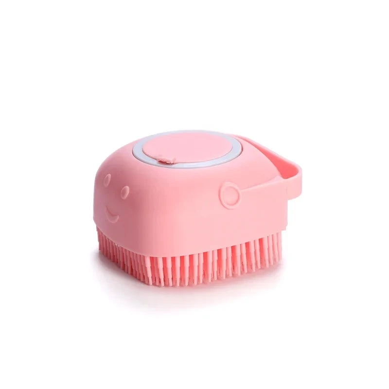 Pet Bathing Brush – Soft Silicone Shower Gel Massager