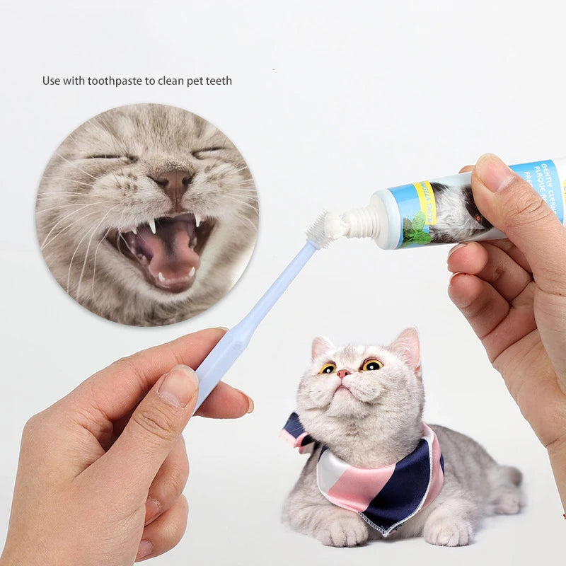 360° Pet Toothbrush – Tartar & Bad Breath Cleaner for Dogs & Cats