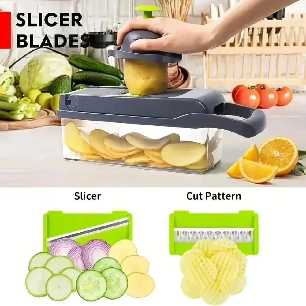 Multifunctional Vegetable Chopper – Onion Slicer & Dicer for Kitchen