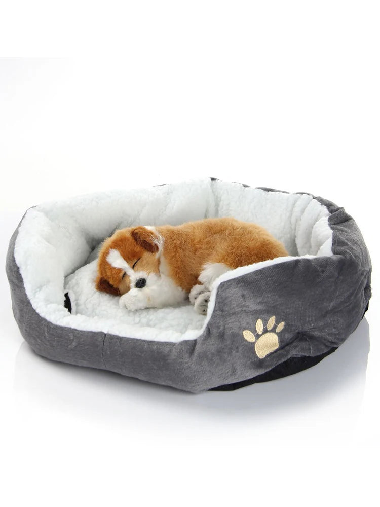 Pet Bed – Soft PP Cotton Dog Cave Sofa for Puppies and Cats