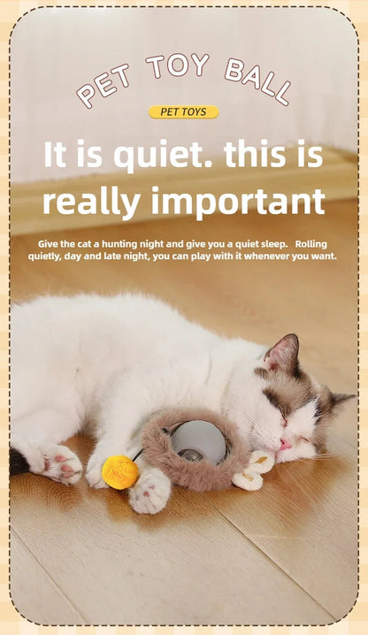 Interactive Cat Ball – Automatic Rolling Electric Toy for Kittens - iHeimly