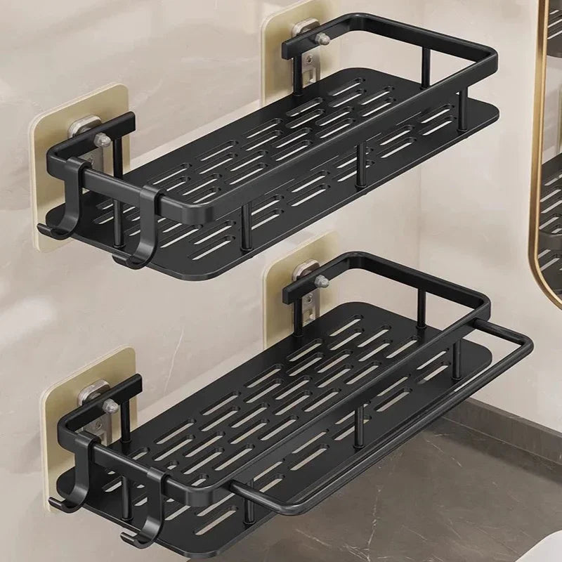 Kitchen Storage Rack – Space Aluminum Sink Tool Cloth Rack - iHeimly