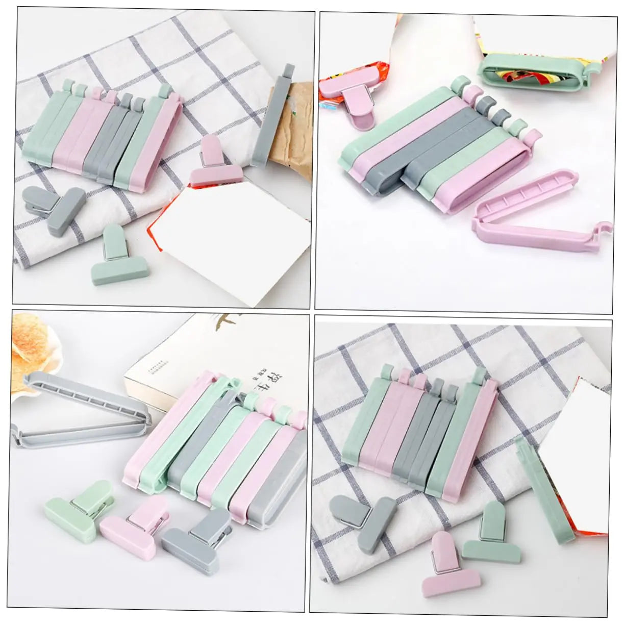 Eco-Friendly Plastic Bag Clips – Reusable Sealing Clips