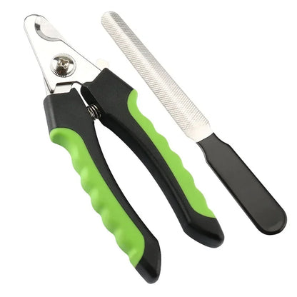 Professional Pet Cat Dog Nail Clipper – Stainless Steel Grooming Scissors for Claws