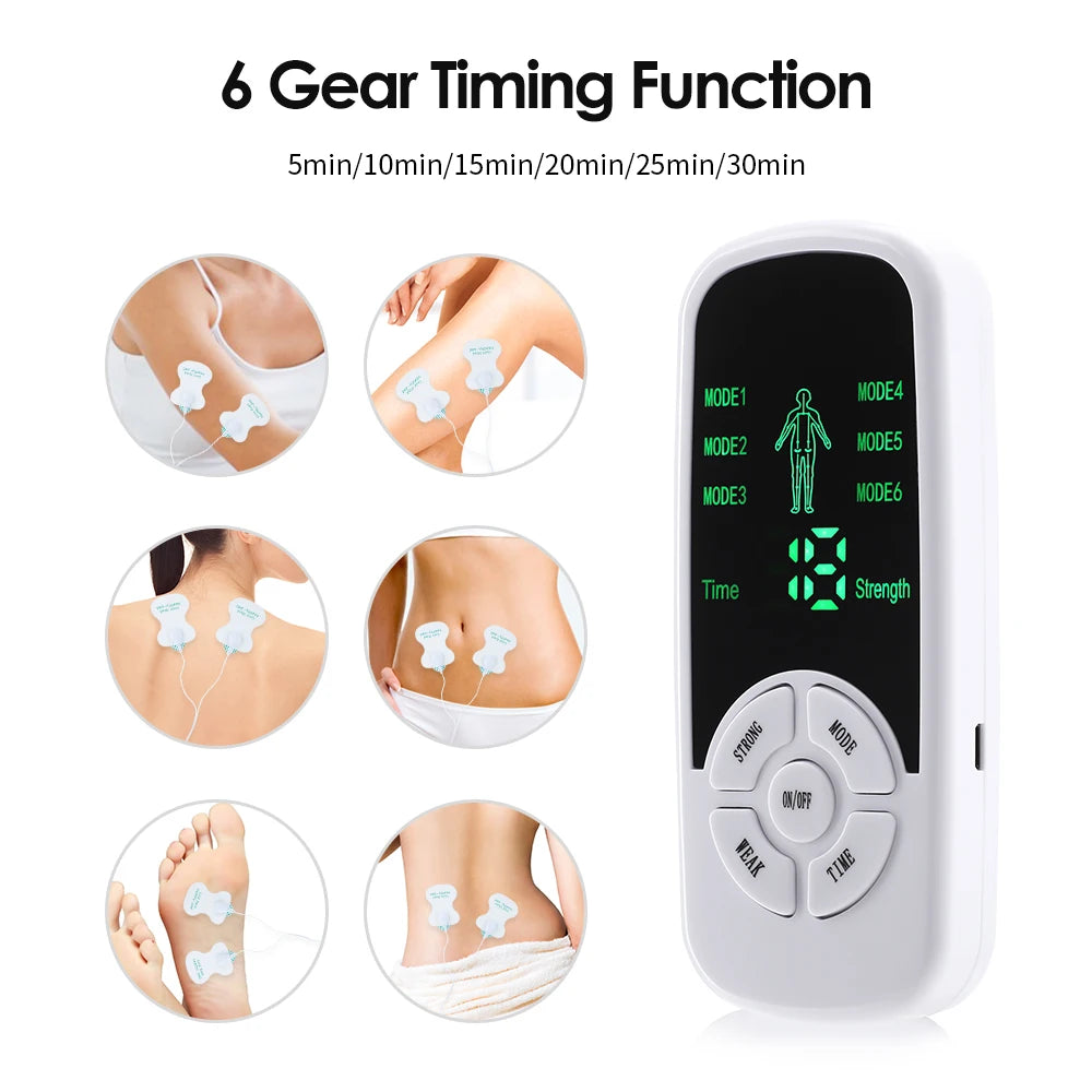 EMS Pulse Electric Muscle Stimulator – Back, Neck & Body Massager