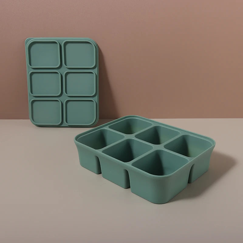 12-Grid Silicone Ice Cube Mold – Easy Release & Square Tray