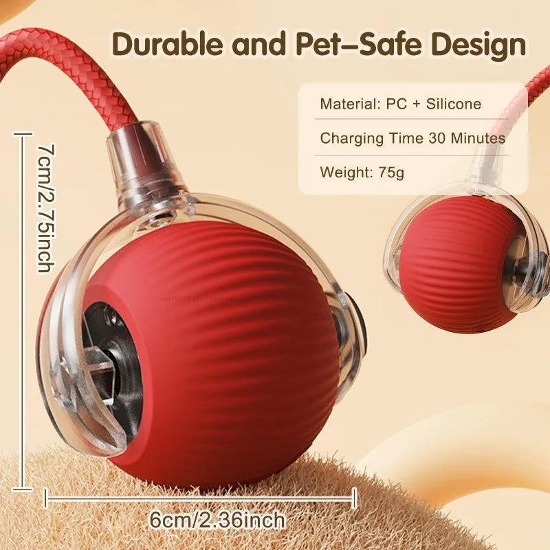Interactive Cat Ball – Automatic Rolling Electric Toy for Kittens - iHeimly