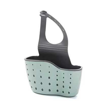 Kitchen Thickened Double Sink Bag – Plastic Drain Basket Storage Rack