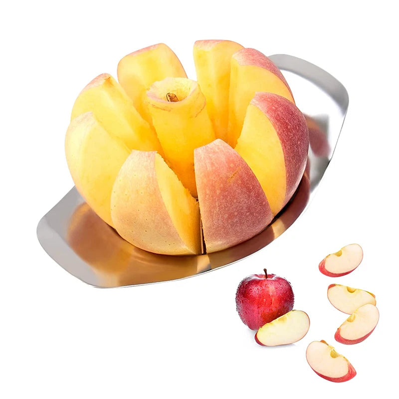 Stainless Steel Apple Slicer – Fruit Corer & Seed Separator