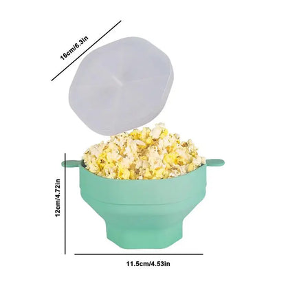 Silicone Microwave Popcorn Bowl – Collapsible, Heat-Resistant