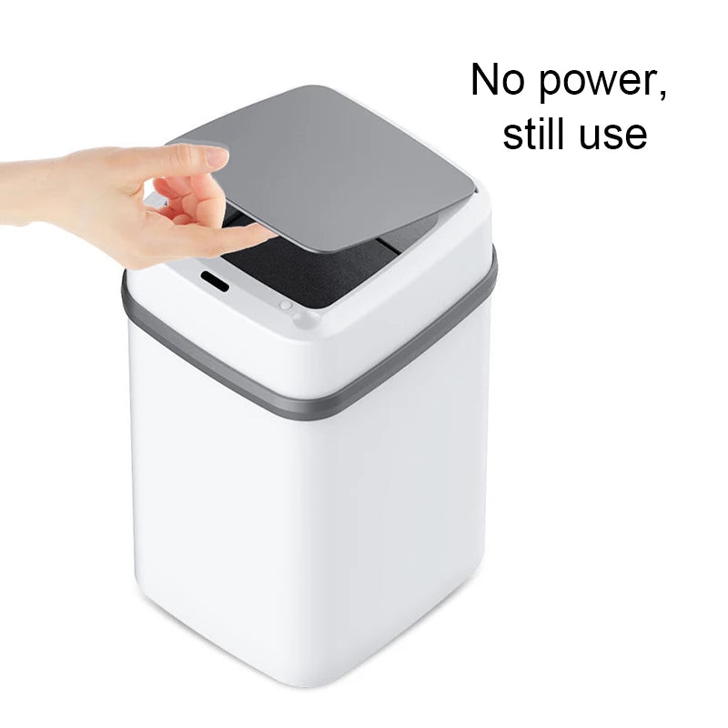 Induction Trash Can – 13L Touchpad Smart Garbage Bin