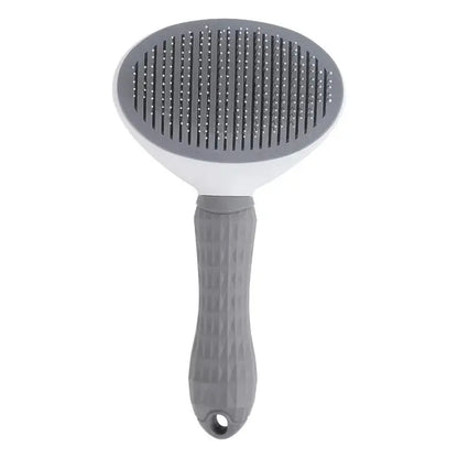 Self-Cleaning Pet Brush – Stainless Steel Grooming Tool for Dogs & Cats