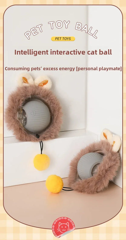 Interactive Cat Ball – Automatic Rolling Electric Toy for Kittens - iHeimly
