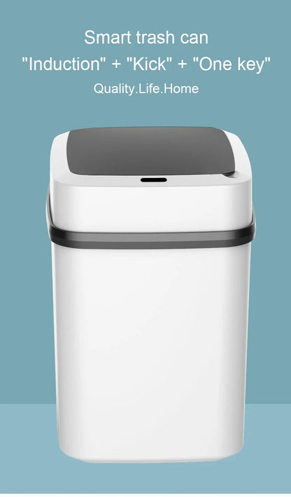 Induction Trash Can – 13L Touchpad Smart Garbage Bin