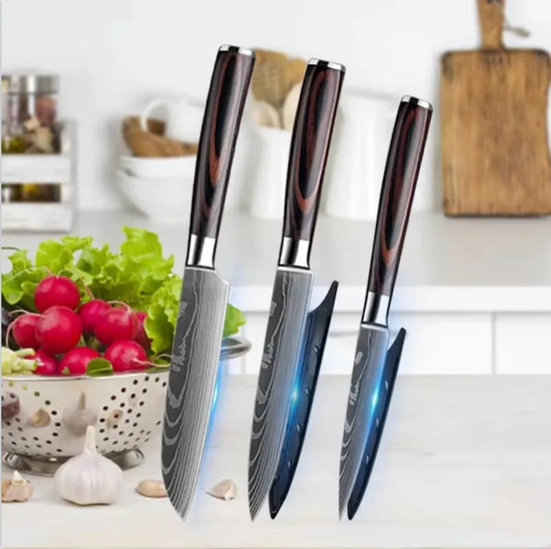 High Stainless Steel Chef Knife – Slicing, Boning, and Cleaver Knife - iHeimly