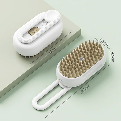 3-in-1 Electric Pet Grooming Comb – USB Charging, Hair Removal & Massage