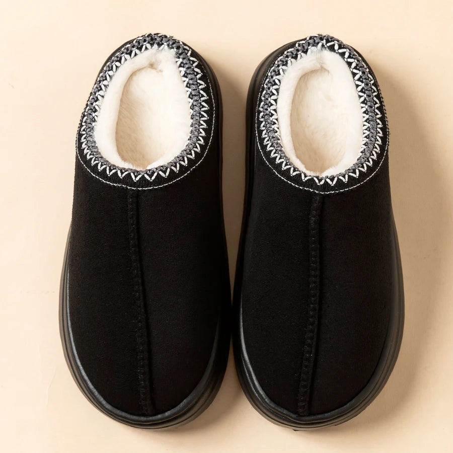 Fuzzy Fur Winter Slippers – Comfortable, Anti-Slip Soft Sole for Men & Women