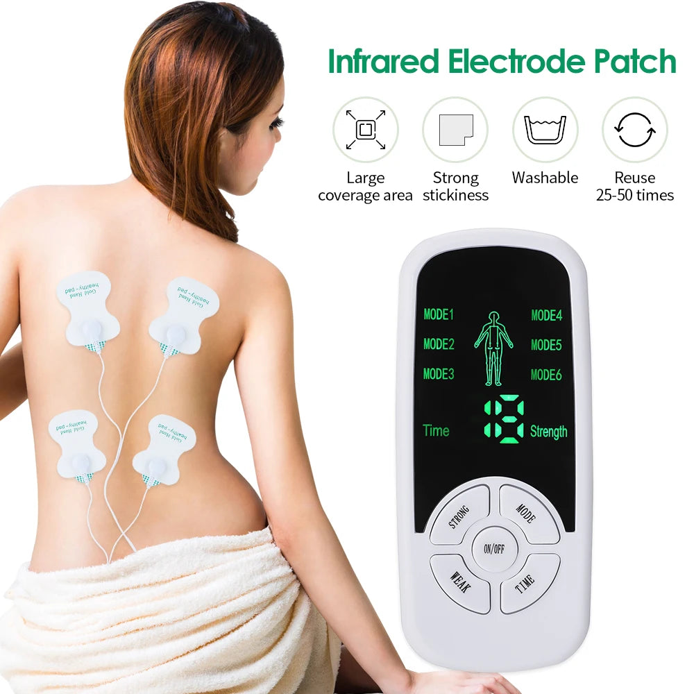 EMS Pulse Electric Muscle Stimulator – Back, Neck & Body Massager