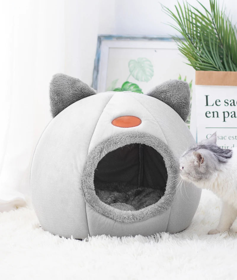 Warm Multi-Shaped Pet Nest – Portable & Easy-to-Clean Cat Bed - iHeimly