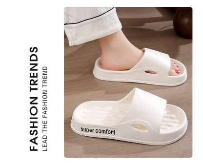 Thick Platform EVA Slides – Non-Slip Beach Slippers