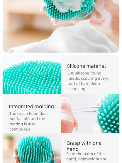 Pet Bathing Brush – Soft Silicone Shower Gel Massager