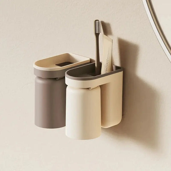 Wall-Mounted Toothbrush Holder – Hygienic & Compact