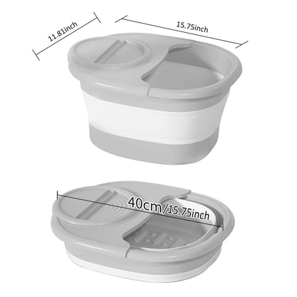 Foldable Home Foot Bath Bucket – Portable Foot Soak Tub for Health and Relaxation