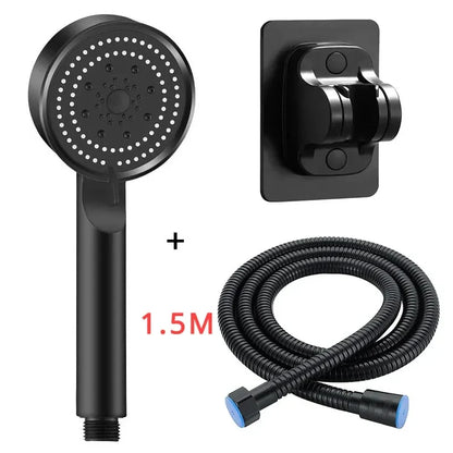 5-Mode Adjustable Rain Shower Head – High Pressure & Water Saving