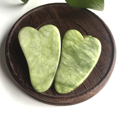 Natural Jade Gua Sha Board – Anti-Aging Face & Neck Massager