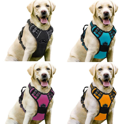 Dog Vest-Style Harness – Adjustable Polyester Harness for Medium & Large Dogs