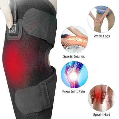 USB Heated Knee Pad – Portable Heating Brace for Arthritis & Joint Relief