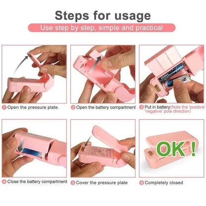 Mini Heat Bag Sealing Machine – Portable Food Sealer for Plastic Bags - iHeimly