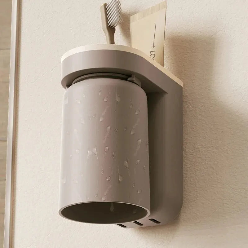 Wall-Mounted Toothbrush Holder – Hygienic & Compact