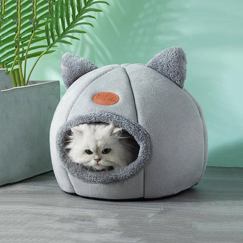 Warm Multi-Shaped Pet Nest – Portable & Easy-to-Clean Cat Bed - iHeimly