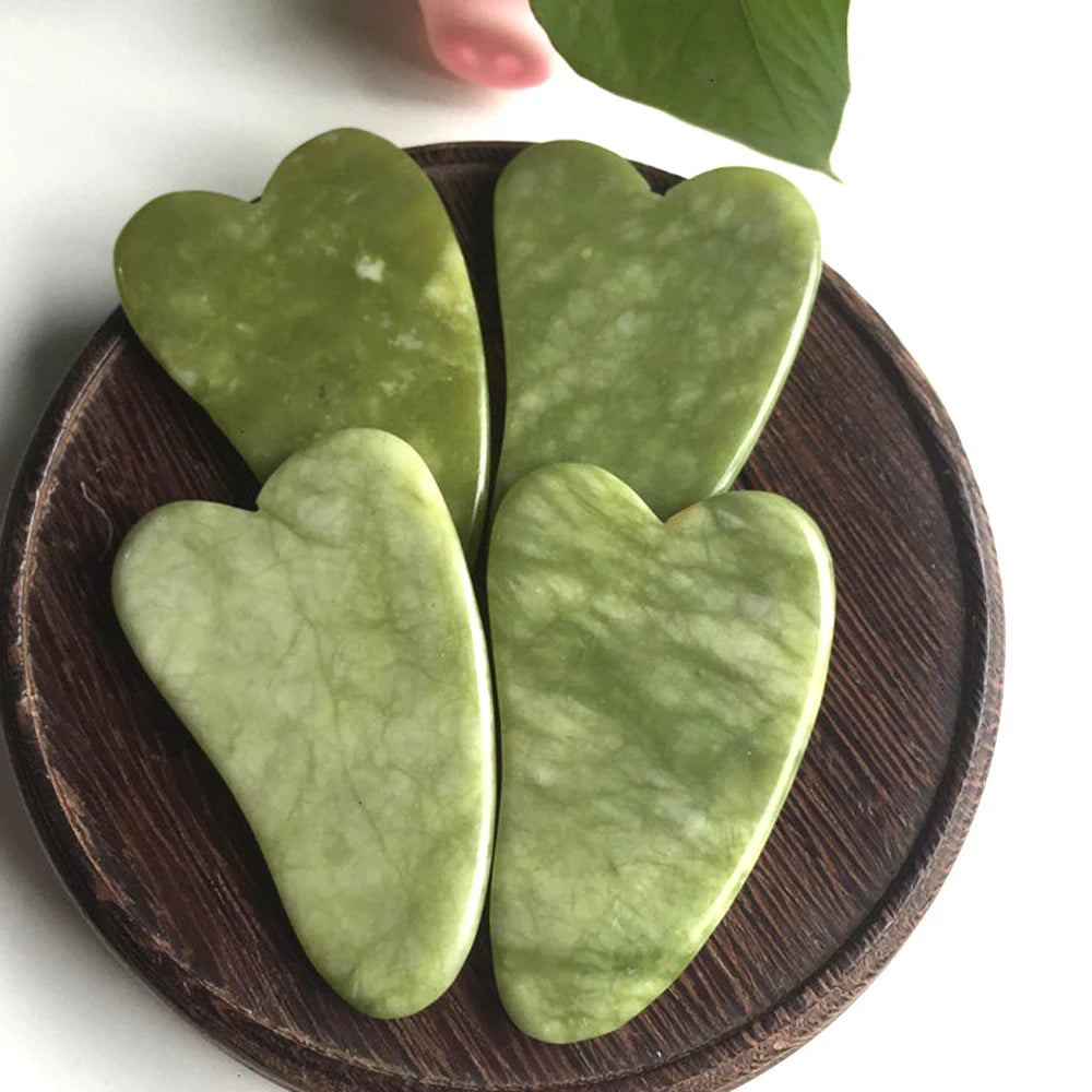 Natural Jade Gua Sha Board – Anti-Aging Face & Neck Massager