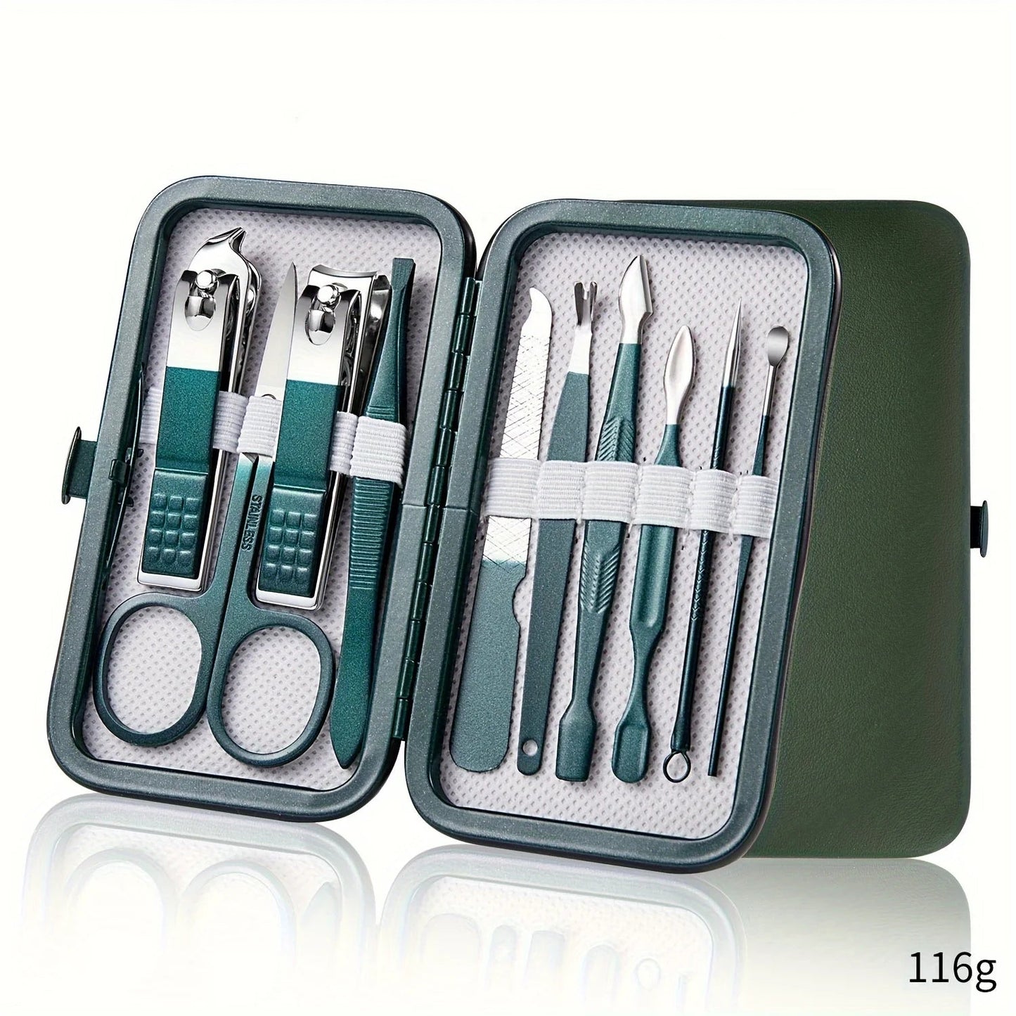 Professional Nail Care Kit – Stainless Steel Manicure & Pedicure Set with Travel Case - iHeimly