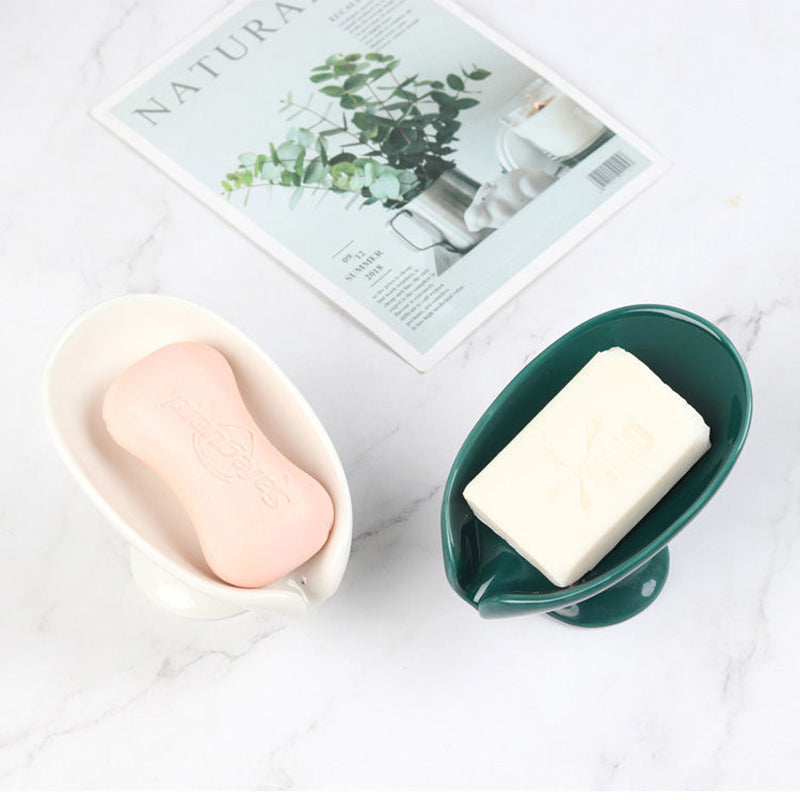 Ceramic Shower Soap Holder – Water-Draining Soap Dish