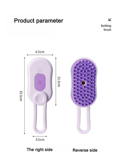 3-in-1 Electric Pet Grooming Comb – USB Charging, Hair Removal & Massage