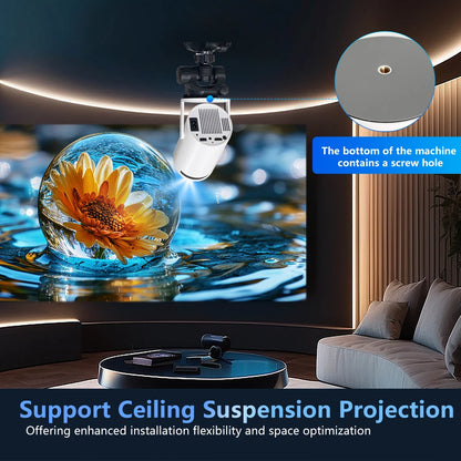 Magcubic Android 11 4K 1280x720P Projector – Portable WiFi 260 ANSI